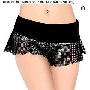 Iheartraves micro mini fishnet skirt S/M soldout